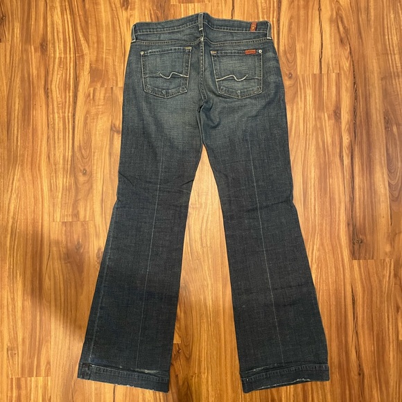 Seven 7 for All Mankind Size 29 Dojo Flare Jeans - Picture 2 of 6